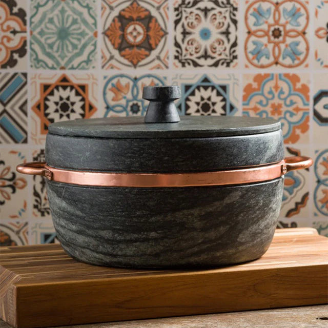 Panela Tradicional (Caçarola) - Uai Pedra-Sabão